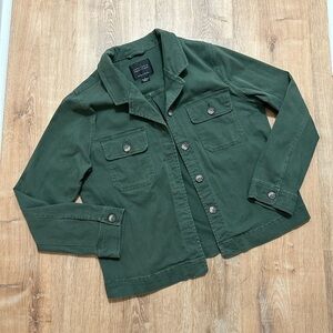 SANCTUARY x ANTHROPOLOGIE | Olive Haze Shirt Jacket